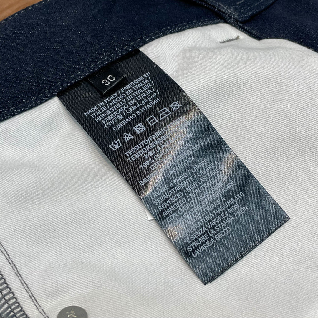 배색 스티치 청바지 (Contrast stitching jeans)