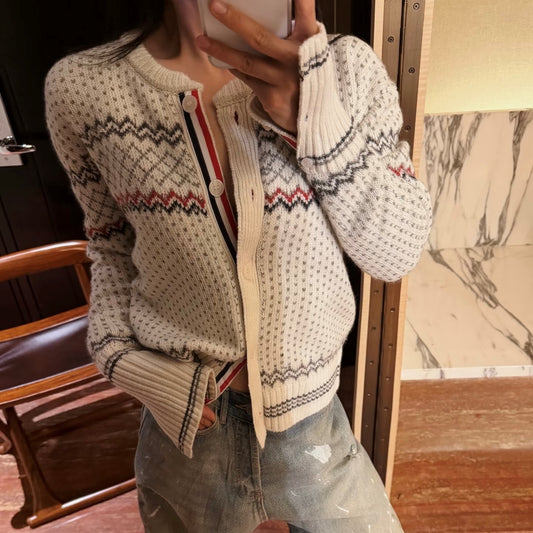 페어 아일 여성가디건 (Fair Isle Women's Cardigan)