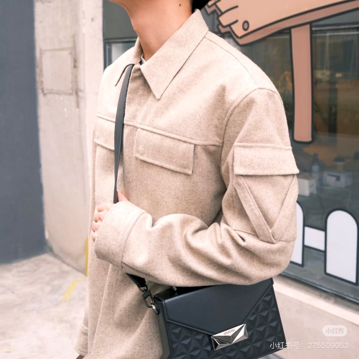 캐시미어 셔츠 재킷 (Cashmere shirt jacket)