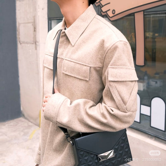 캐시미어 셔츠 재킷 (Cashmere shirt jacket)