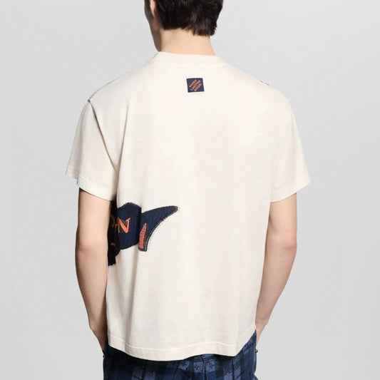 플래그 패턴 반팔티 (Flag pattern short sleeve t-shirt)