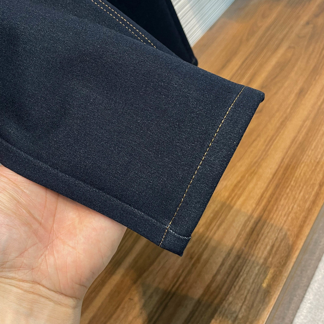 배색 스티치 청바지 (Contrast stitching jeans)