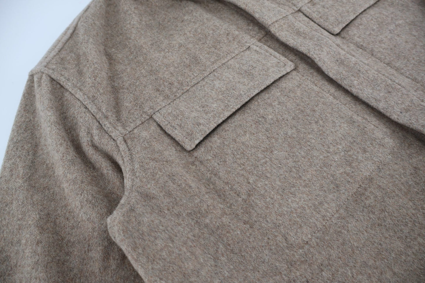 캐시미어 셔츠 재킷 (Cashmere shirt jacket)