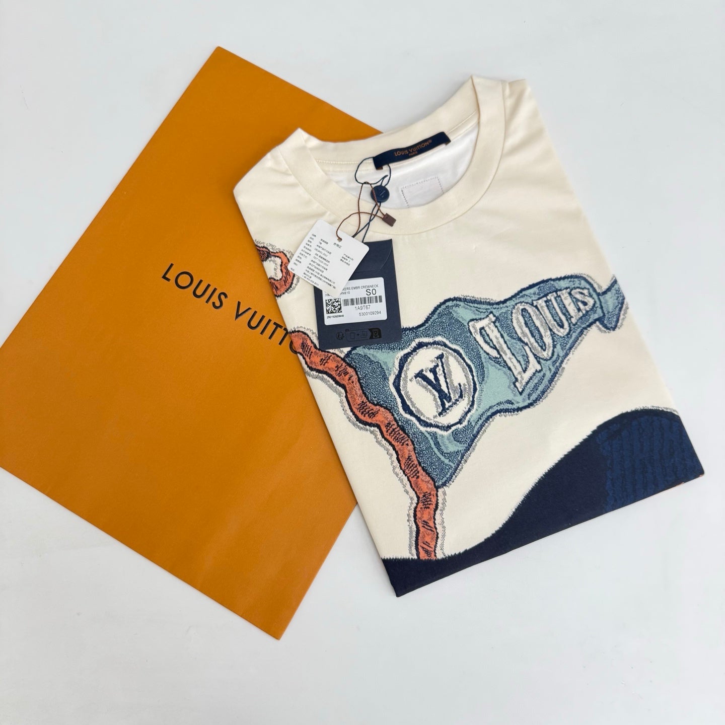 플래그 패턴 반팔티 (Flag pattern short sleeve t-shirt)