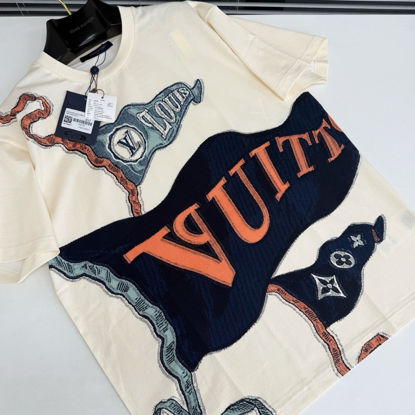 플래그 패턴 반팔티 (Flag pattern short sleeve t-shirt)