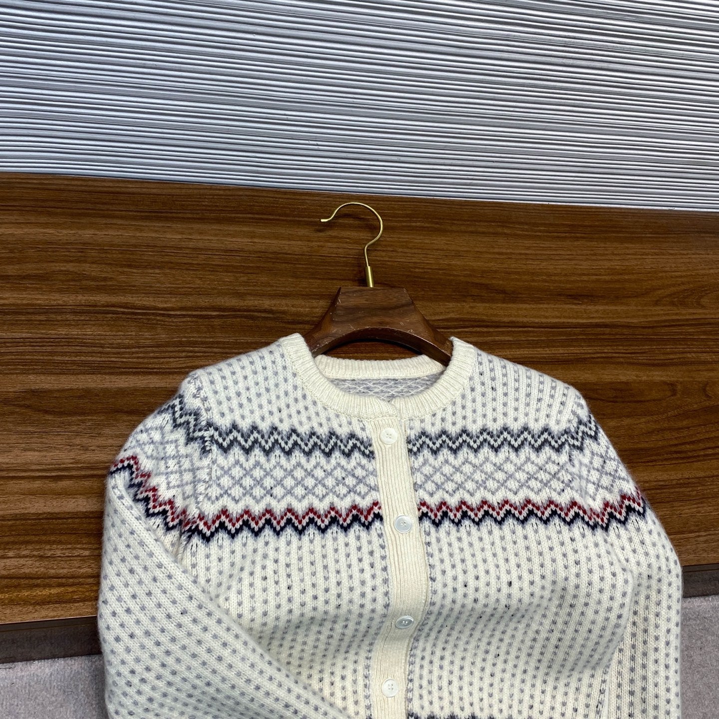 페어 아일 여성가디건 (Fair Isle Women's Cardigan)