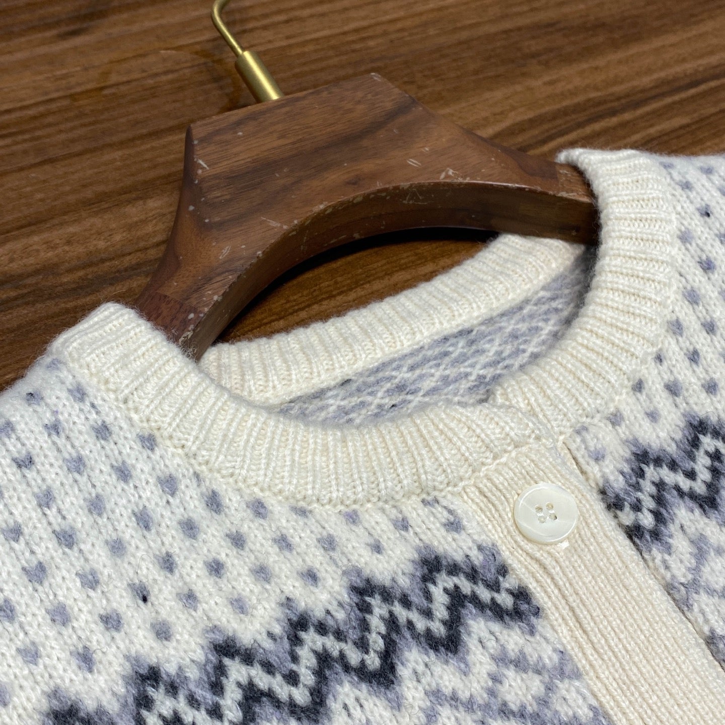페어 아일 여성가디건 (Fair Isle Women's Cardigan)