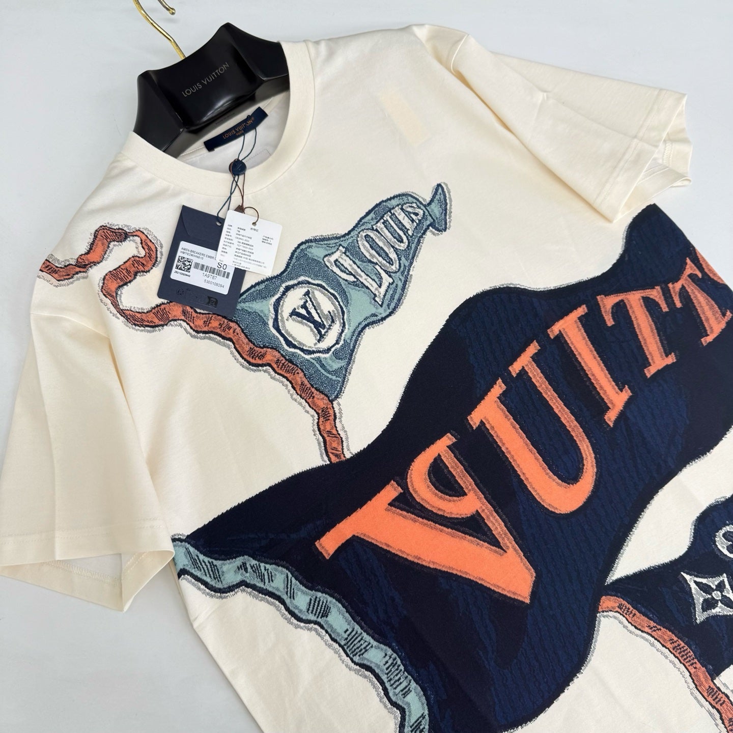 플래그 패턴 반팔티 (Flag pattern short sleeve t-shirt)
