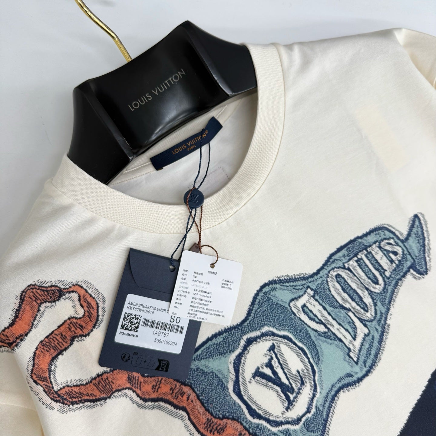 플래그 패턴 반팔티 (Flag pattern short sleeve t-shirt)