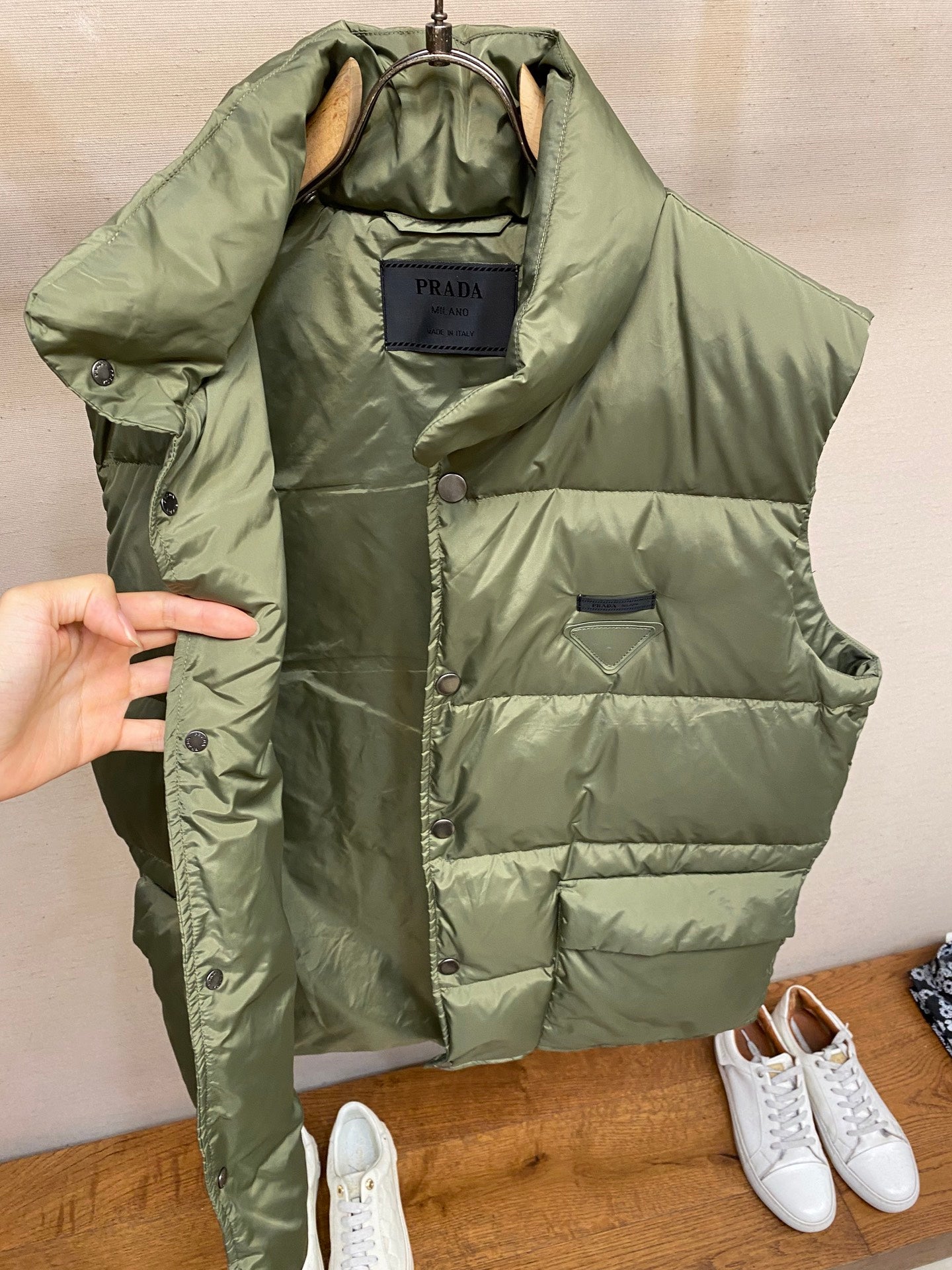 플랩포켓 패딩조끼 (Flap pocket padded vest)