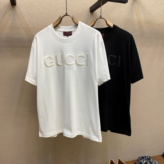 입체 자수 반팔티셔츠 (3D embroidery short sleeve t-shirt)