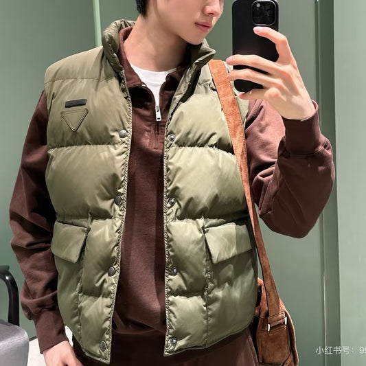플랩포켓 패딩조끼 (Flap pocket padded vest)