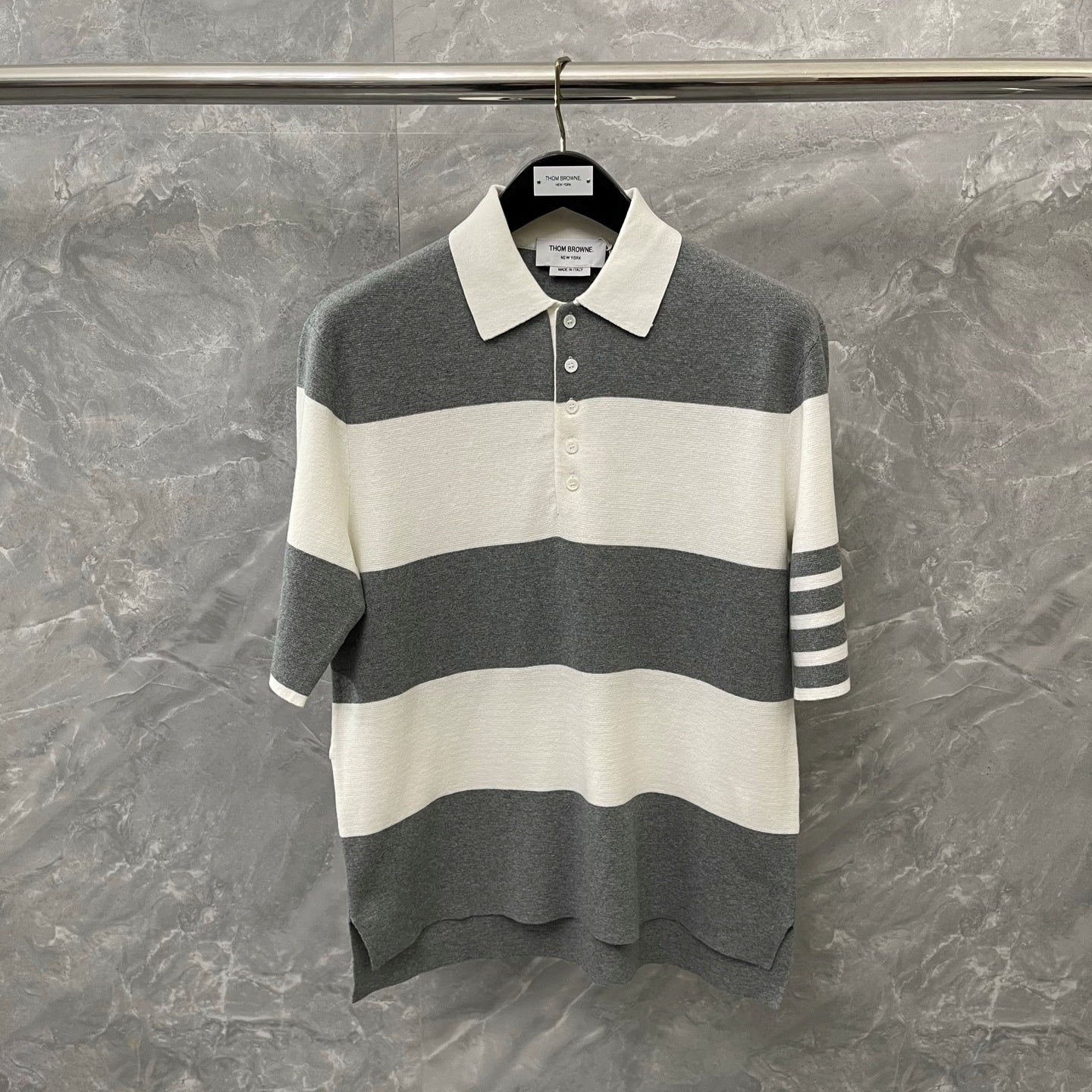 스트라이프 폴로 티셔츠 (striped polo t-shirt)
