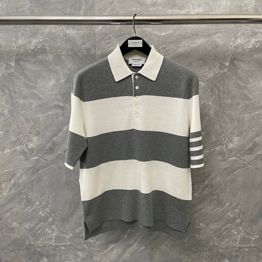 스트라이프 폴로 티셔츠 (striped polo t-shirt)