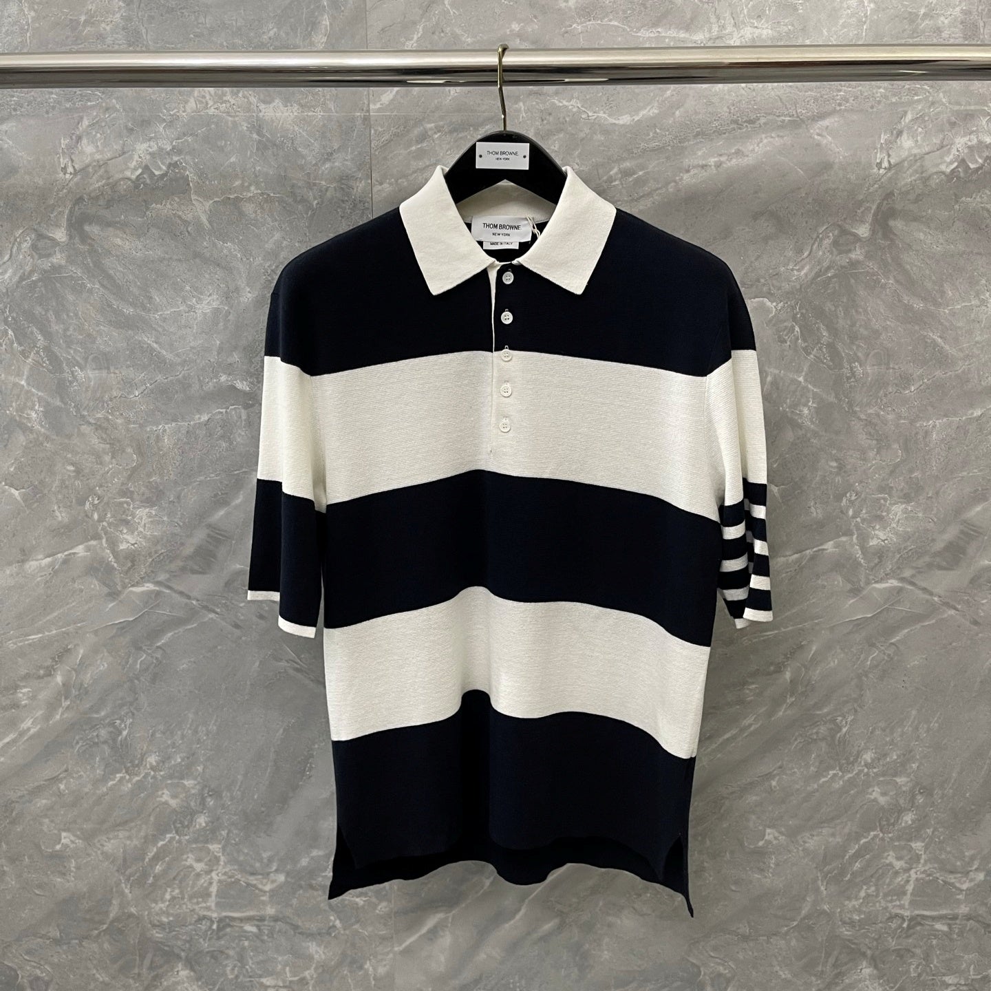 스트라이프 폴로 티셔츠 (striped polo t-shirt)