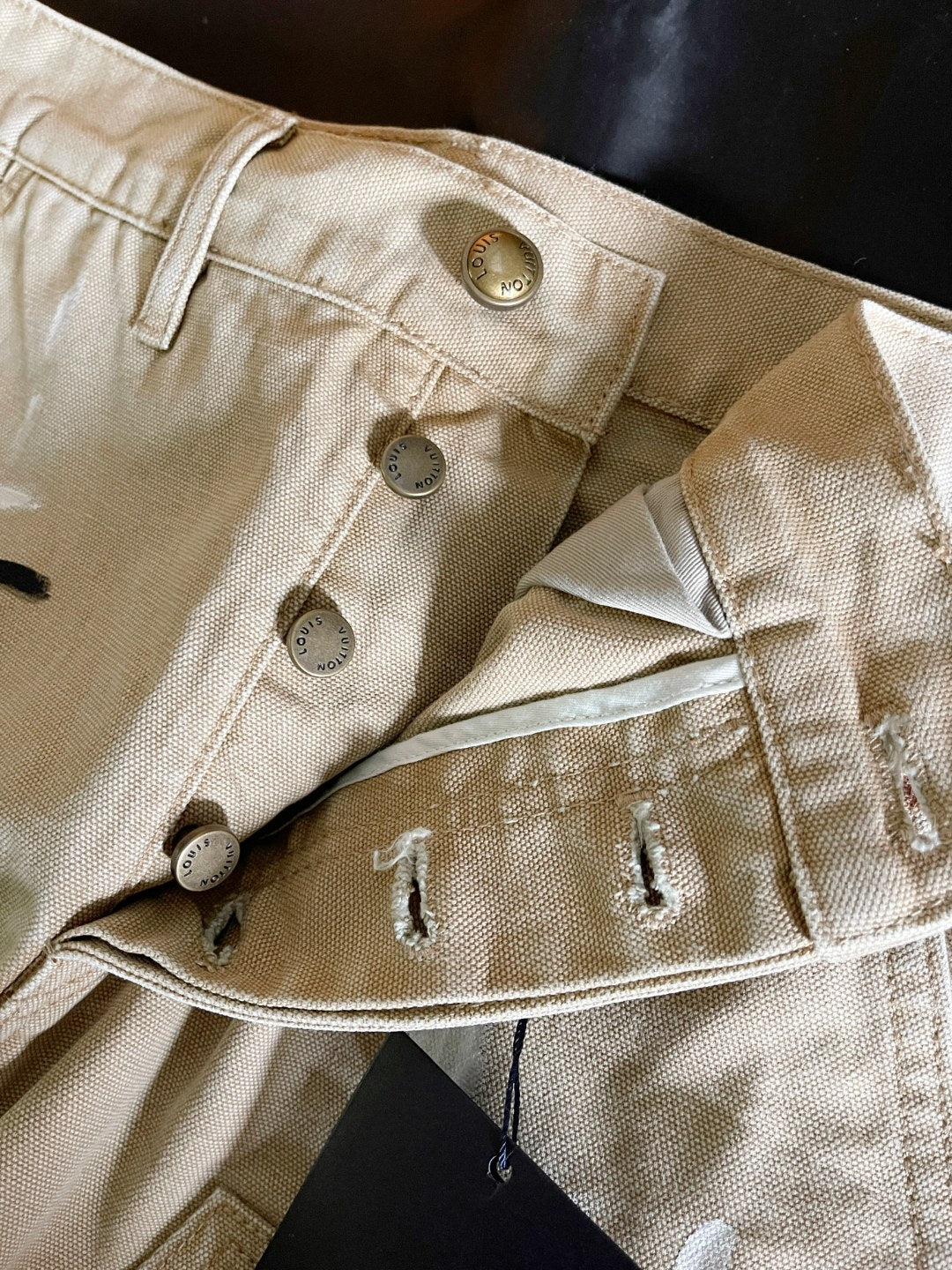 핸드페인팅 데님 숏팬츠 (Hand-painting Denim Shorts)