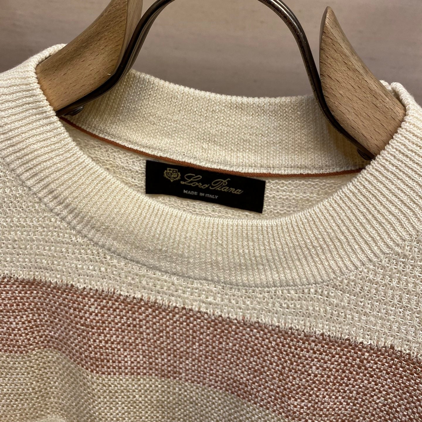 린넨 멀티컬러 티셔츠 (Linen multicolor t-shirt)