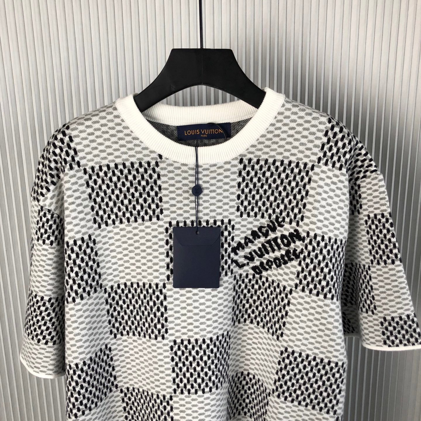 체커보드 반팔티셔츠 (Checkerboard short sleeve t-shirt)