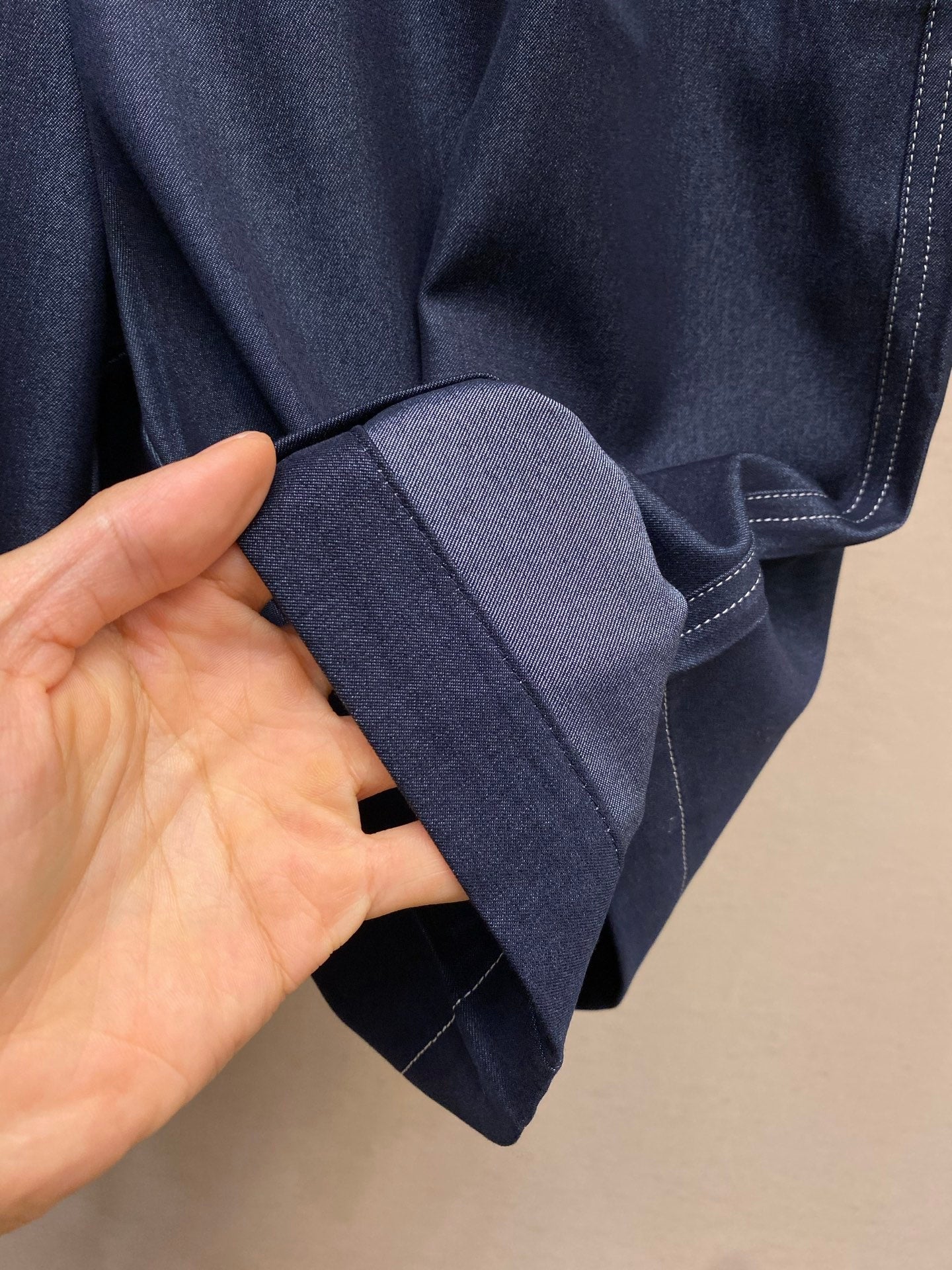 스티칭 디테일 셔츠, 반바지 (Stitching detail shirt, shorts)