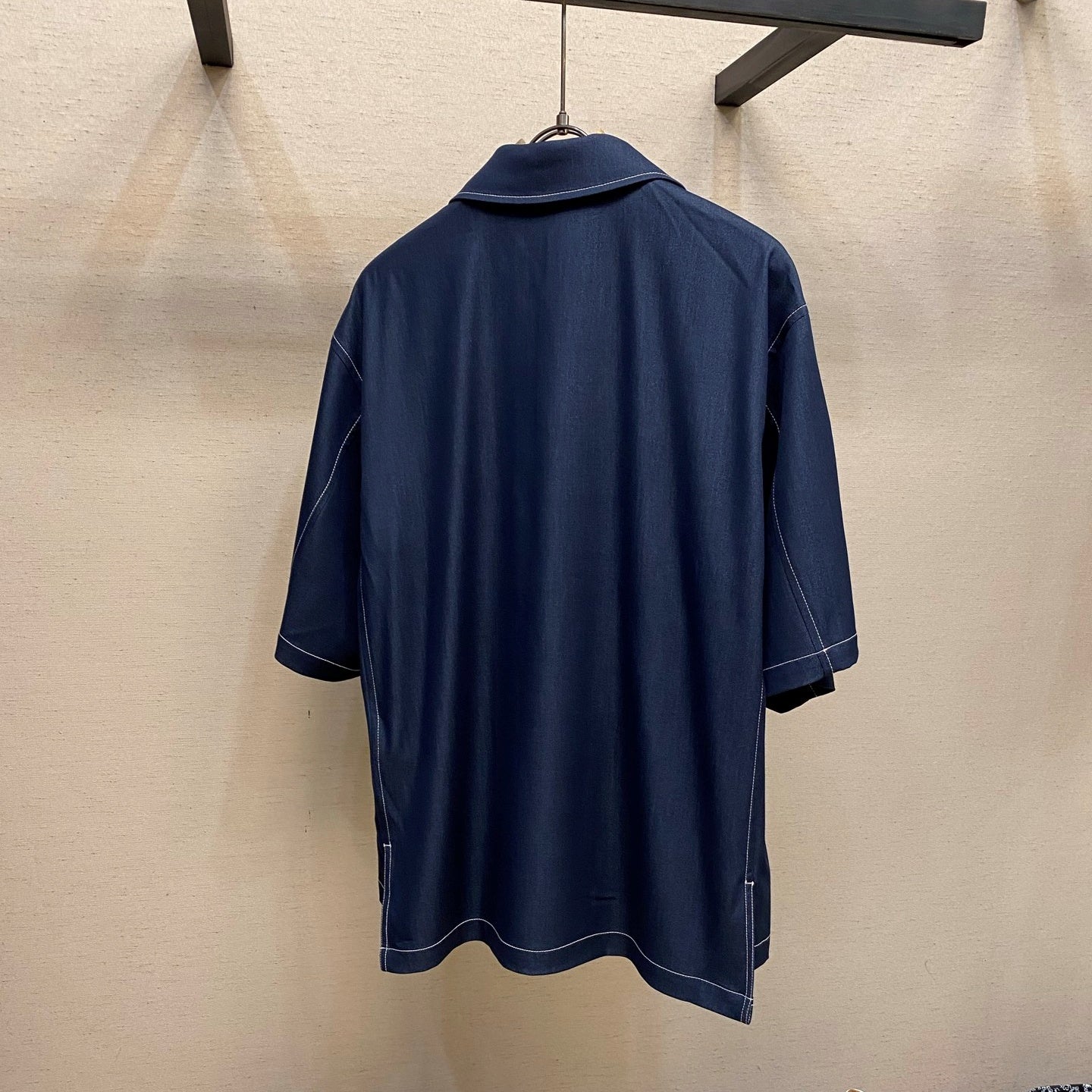 스티칭 디테일 셔츠, 반바지 (Stitching detail shirt, shorts)