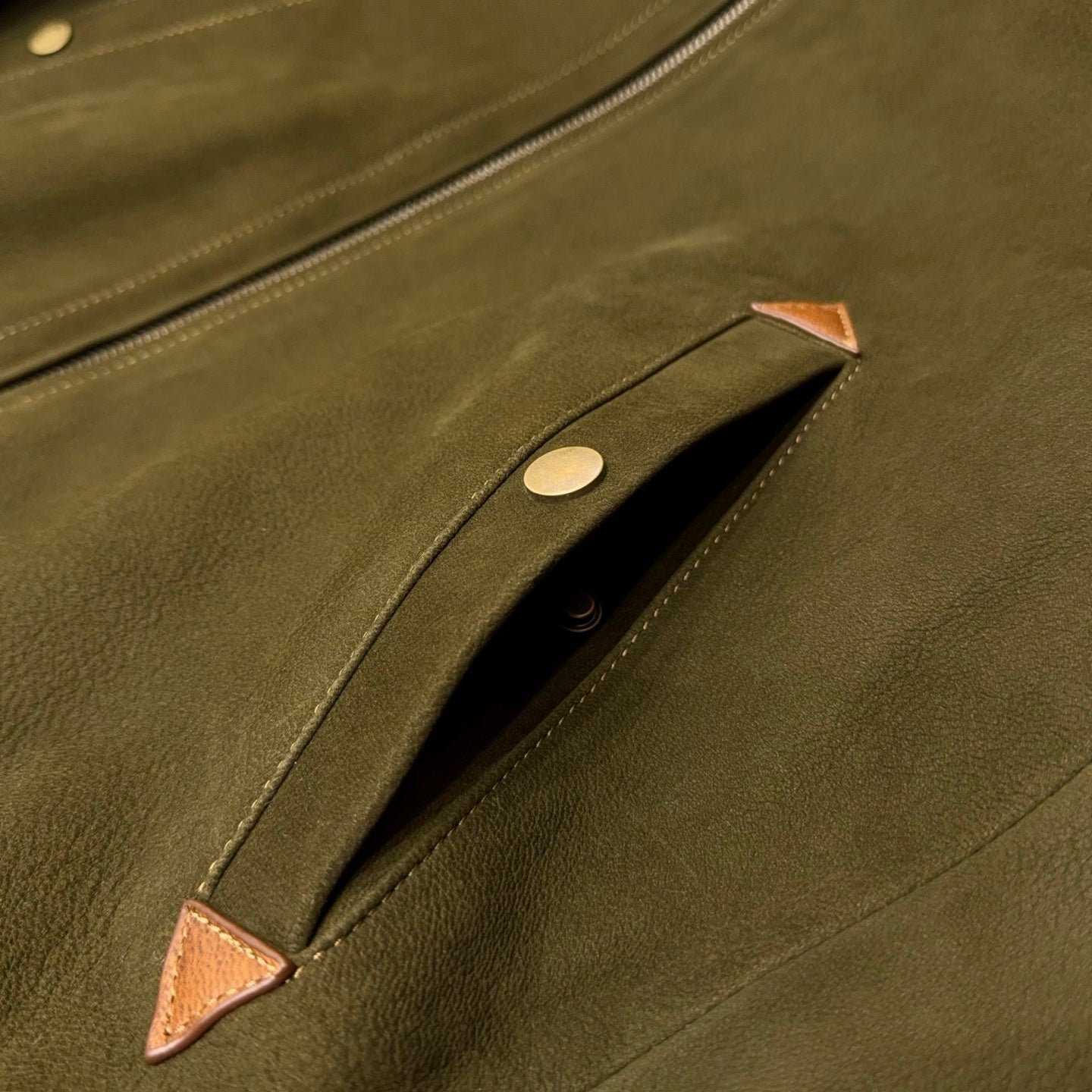 시어링 사슴가죽 다운자켓 (Shearling deerskin down jacket)