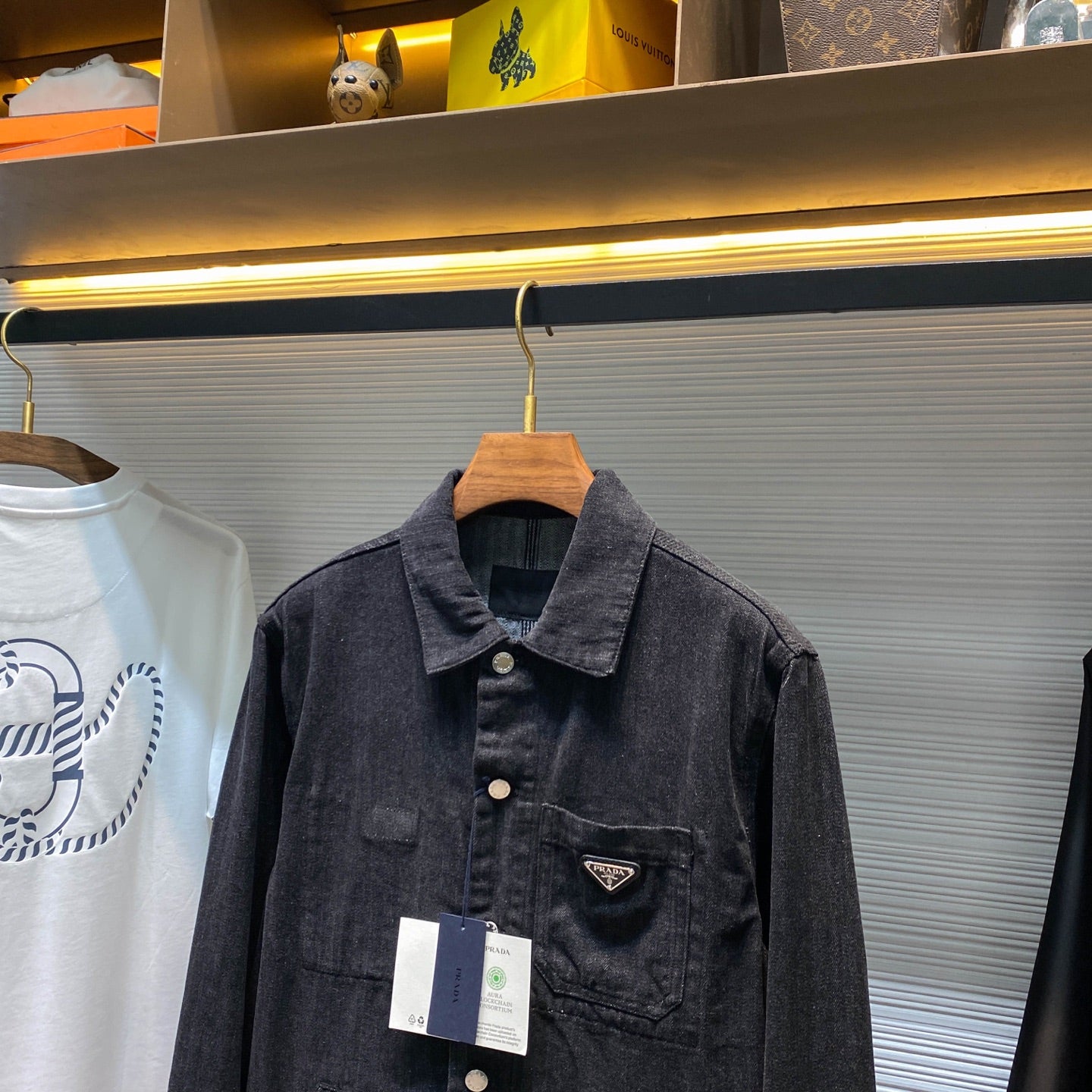 헤링본 데님자켓 (Herringbone denim jacket)