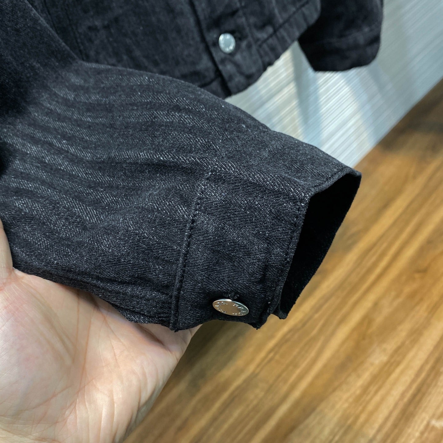 헤링본 데님자켓 (Herringbone denim jacket)