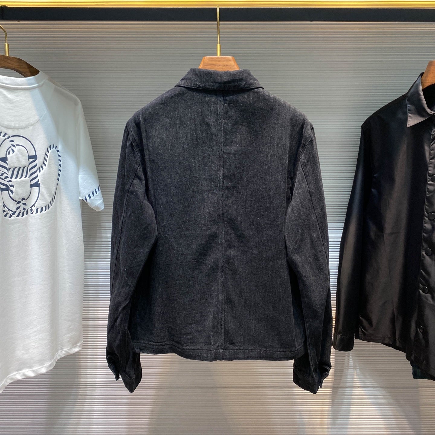 헤링본 데님자켓 (Herringbone denim jacket)