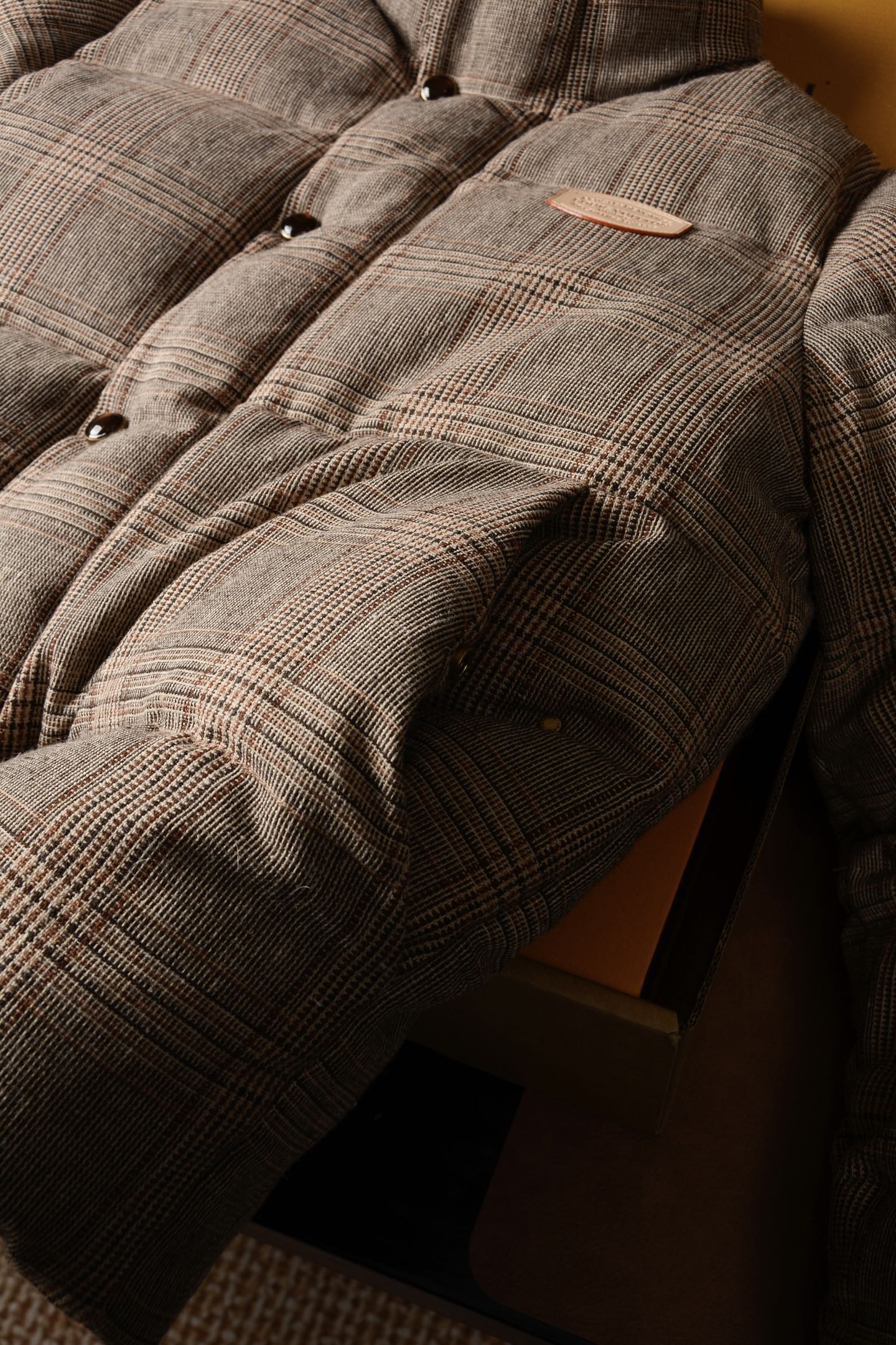 웨일스 체크 패딩 (Wales check padding)