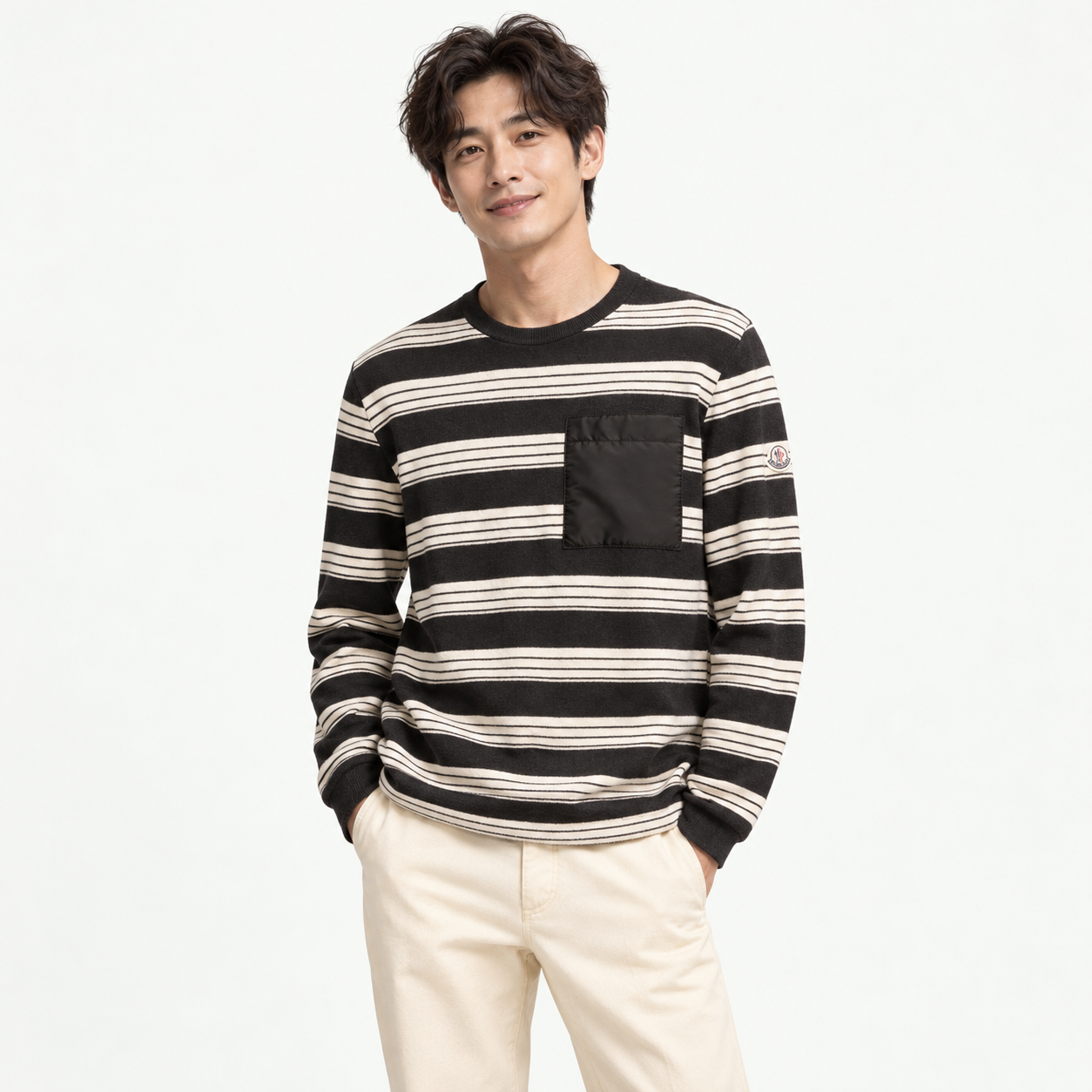 슬리브니트 탑 (sleeve knit top)