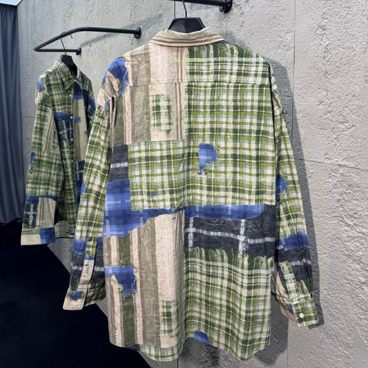 패치워크 셔츠 (patchwork shirt)