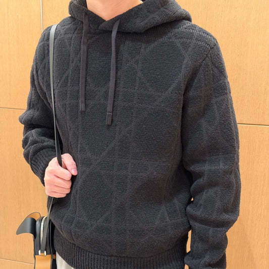 까나쥬 니트 후디 (Cannage knit hoodie)