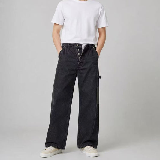 아플리케 데님진 (Appliqué denim jeans)