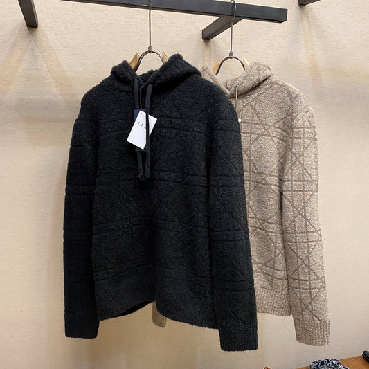 까나쥬 니트 후디 (Cannage knit hoodie)