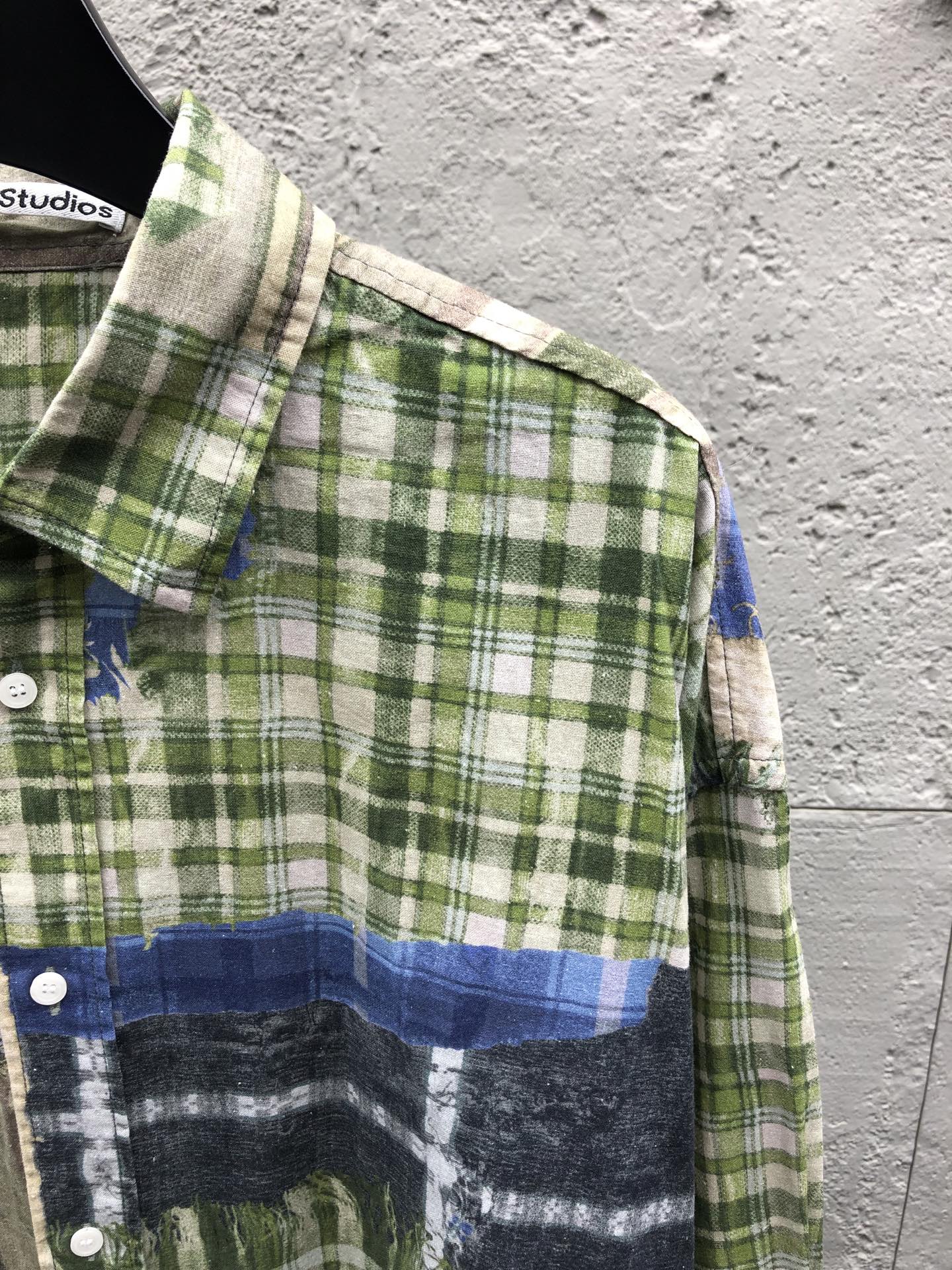 패치워크 셔츠 (patchwork shirt)