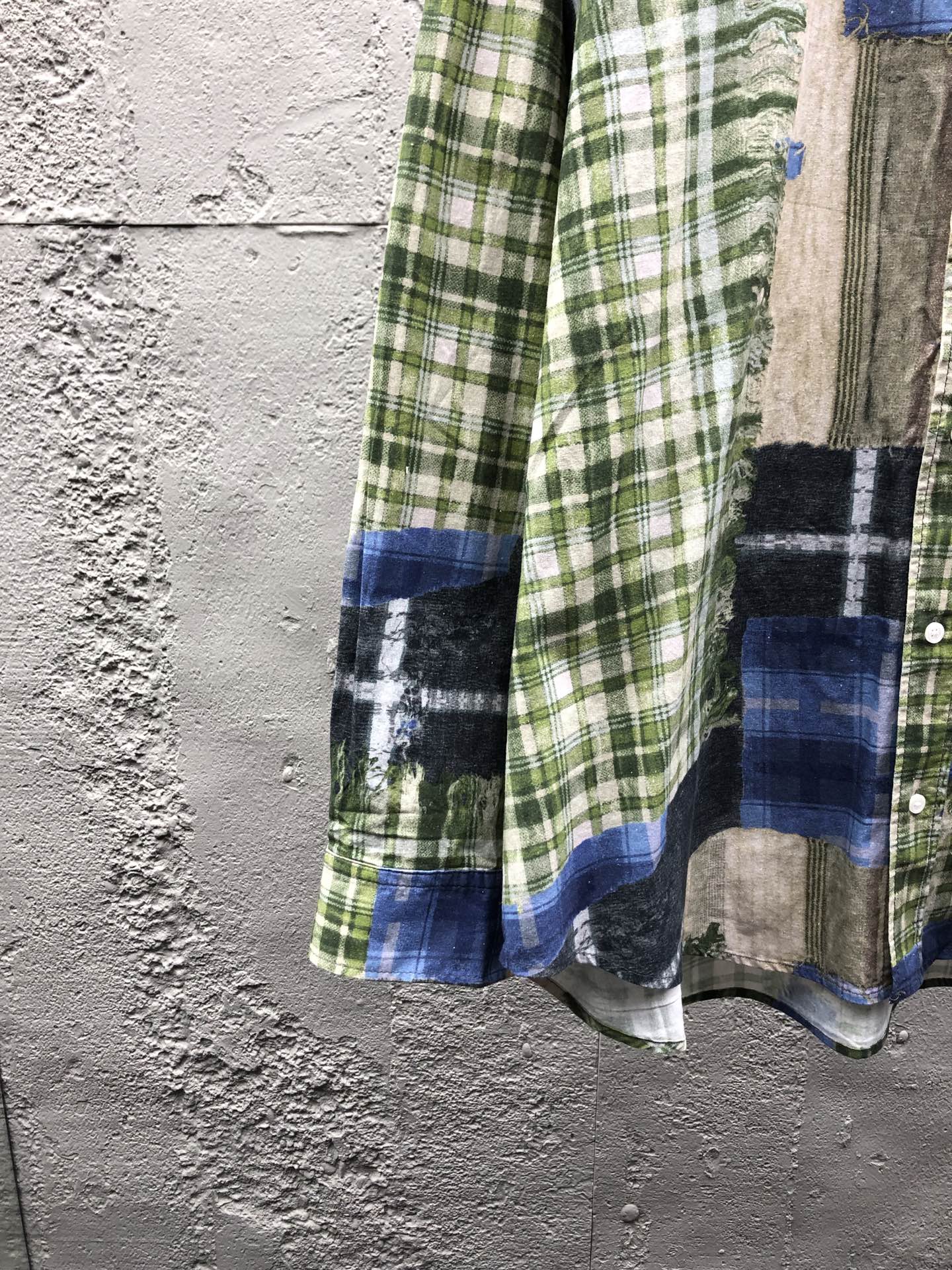 패치워크 셔츠 (patchwork shirt)