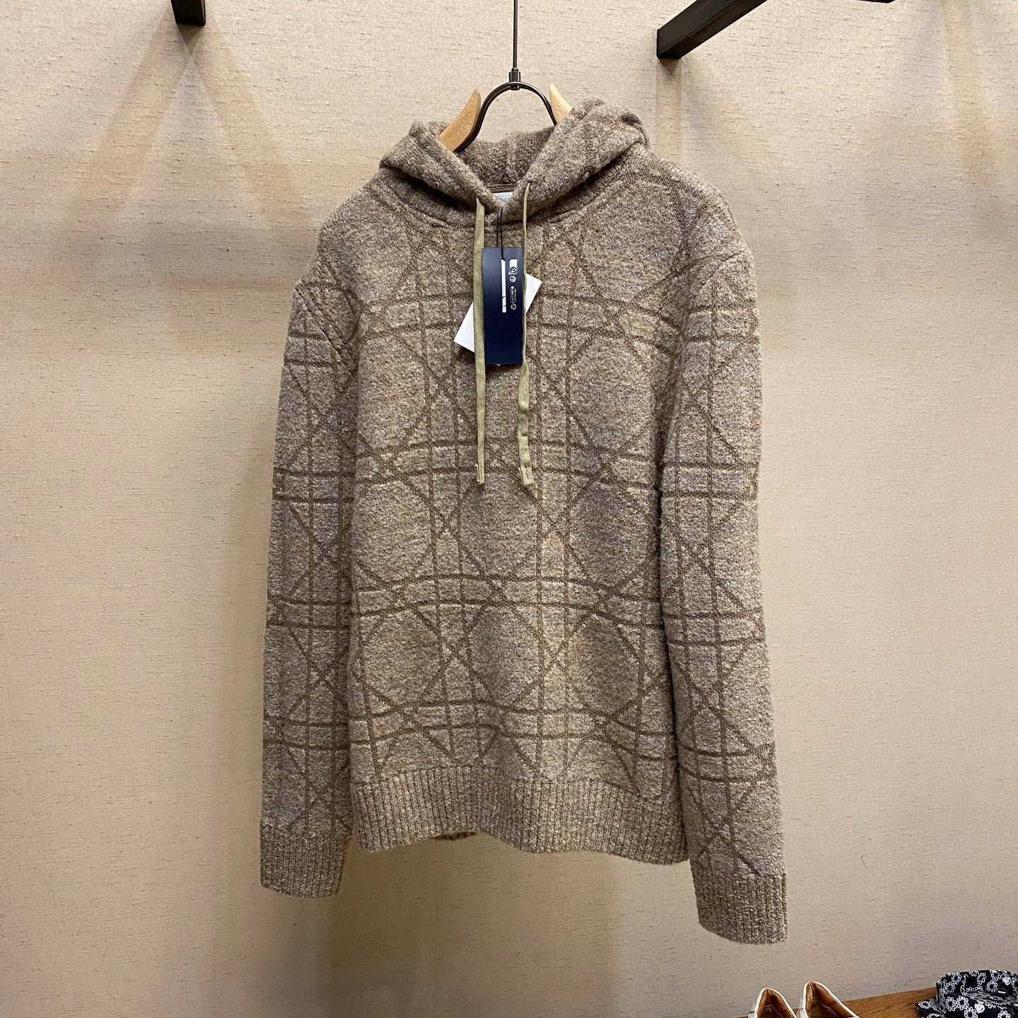 까나쥬 니트 후디 (Cannage knit hoodie)