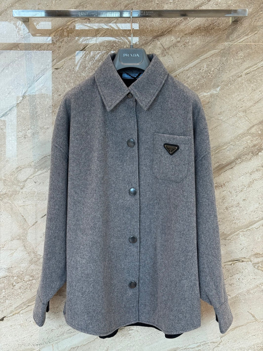 양모 오버셔츠자켓 (Wool overshirt jacket)