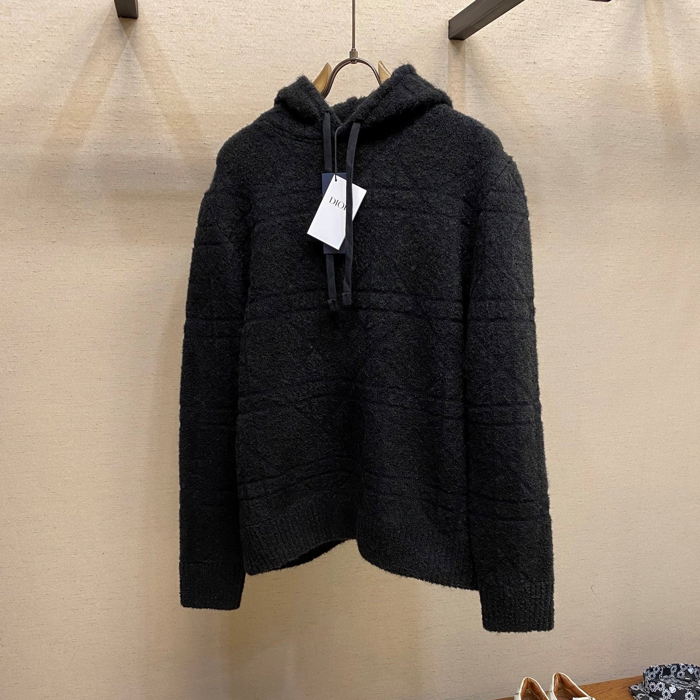 까나쥬 니트 후디 (Cannage knit hoodie)