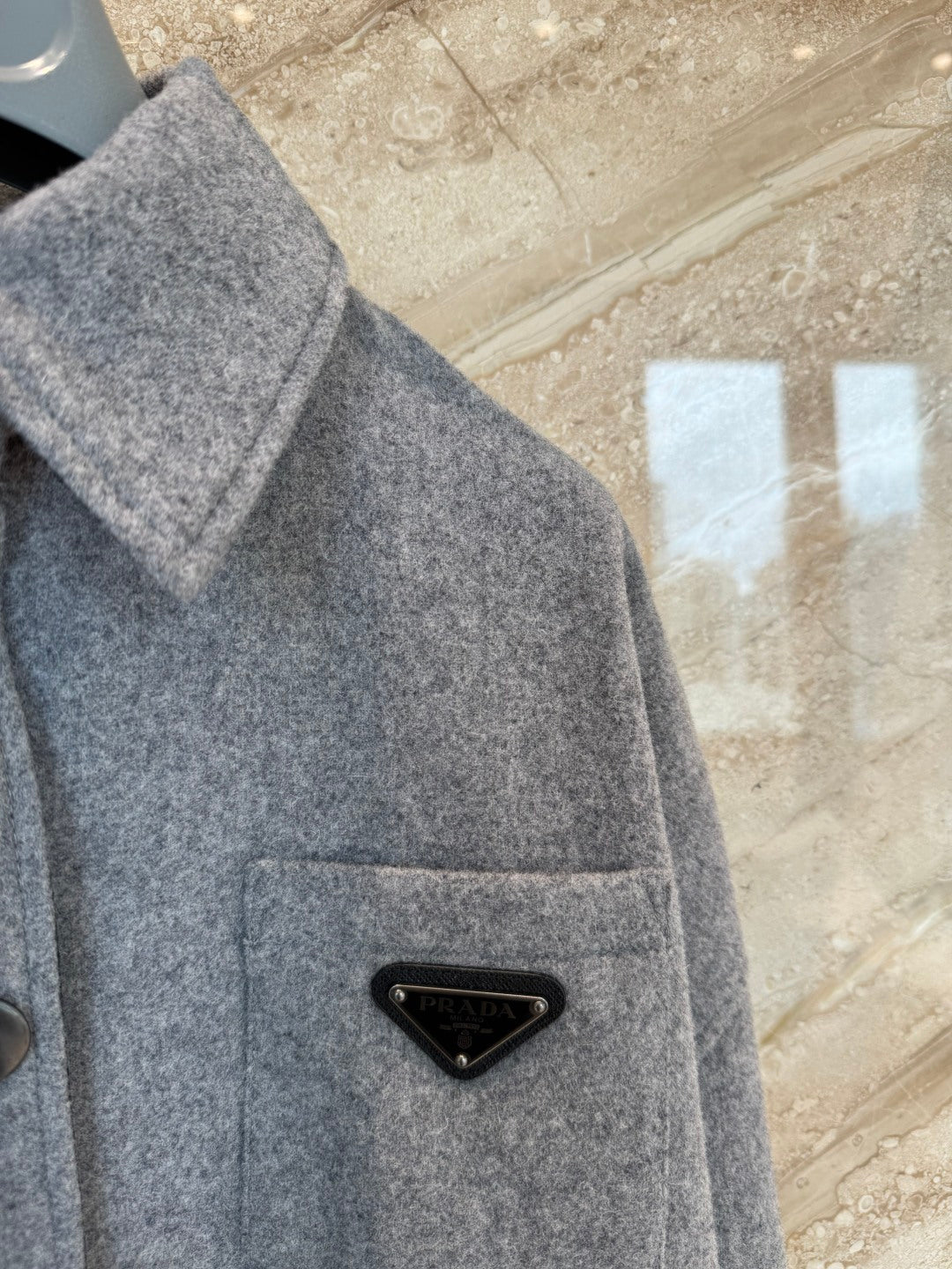 양모 오버셔츠자켓 (Wool overshirt jacket)