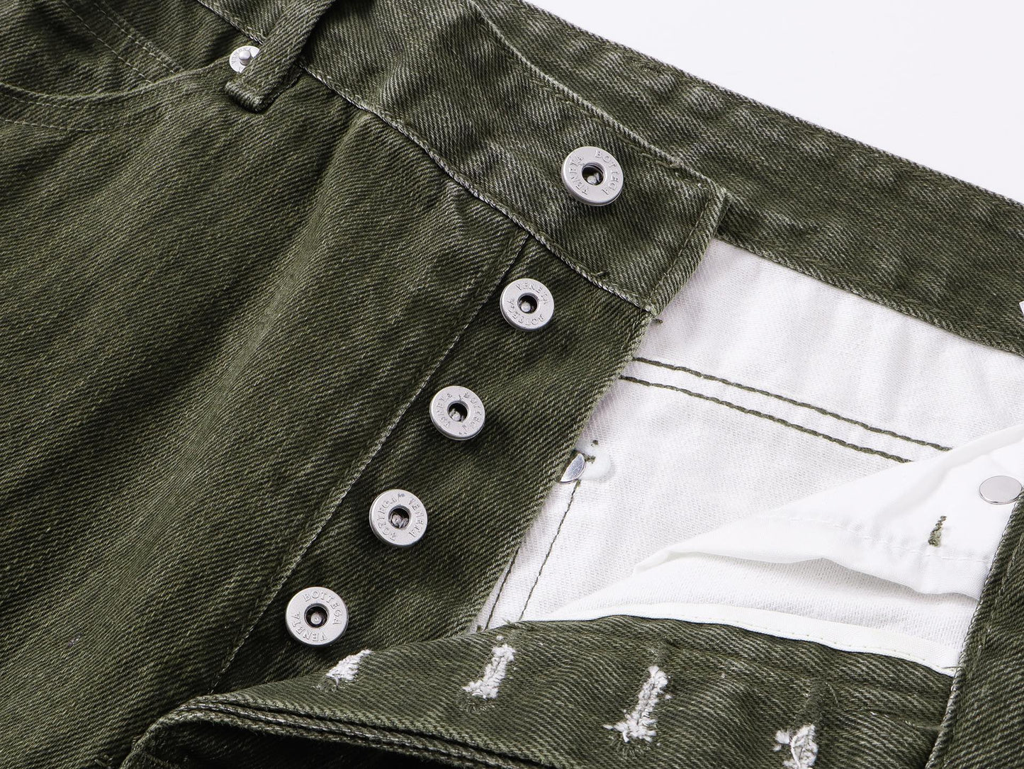 올리브 데님 숏팬츠 (olive Denim Shorts)