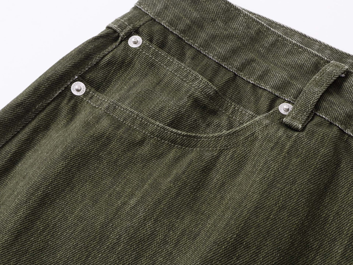 올리브 데님 숏팬츠 (olive Denim Shorts)