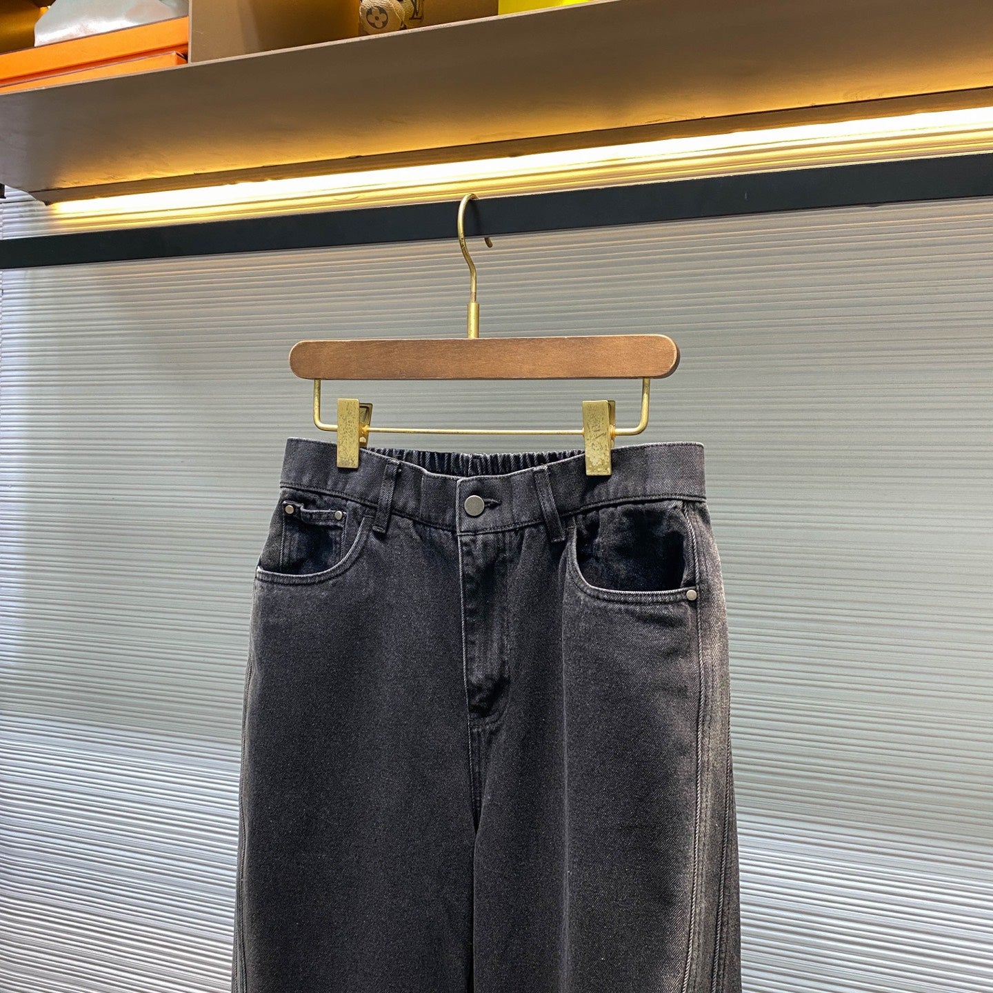 스탬프 청바지 (stamp jeans)