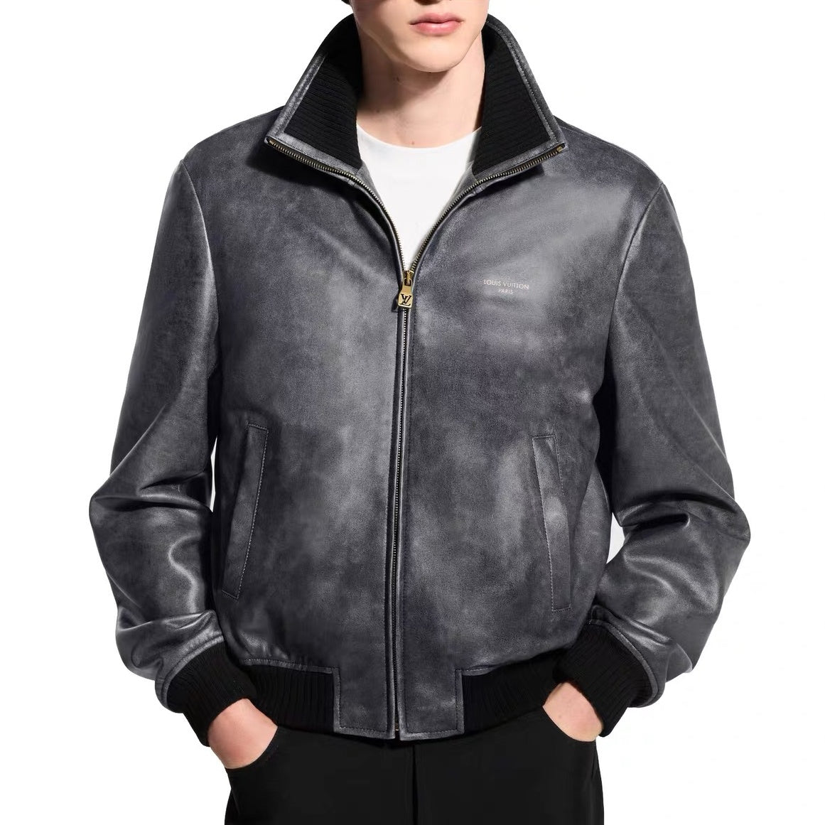 라인 가죽자켓 (Leather jacket)