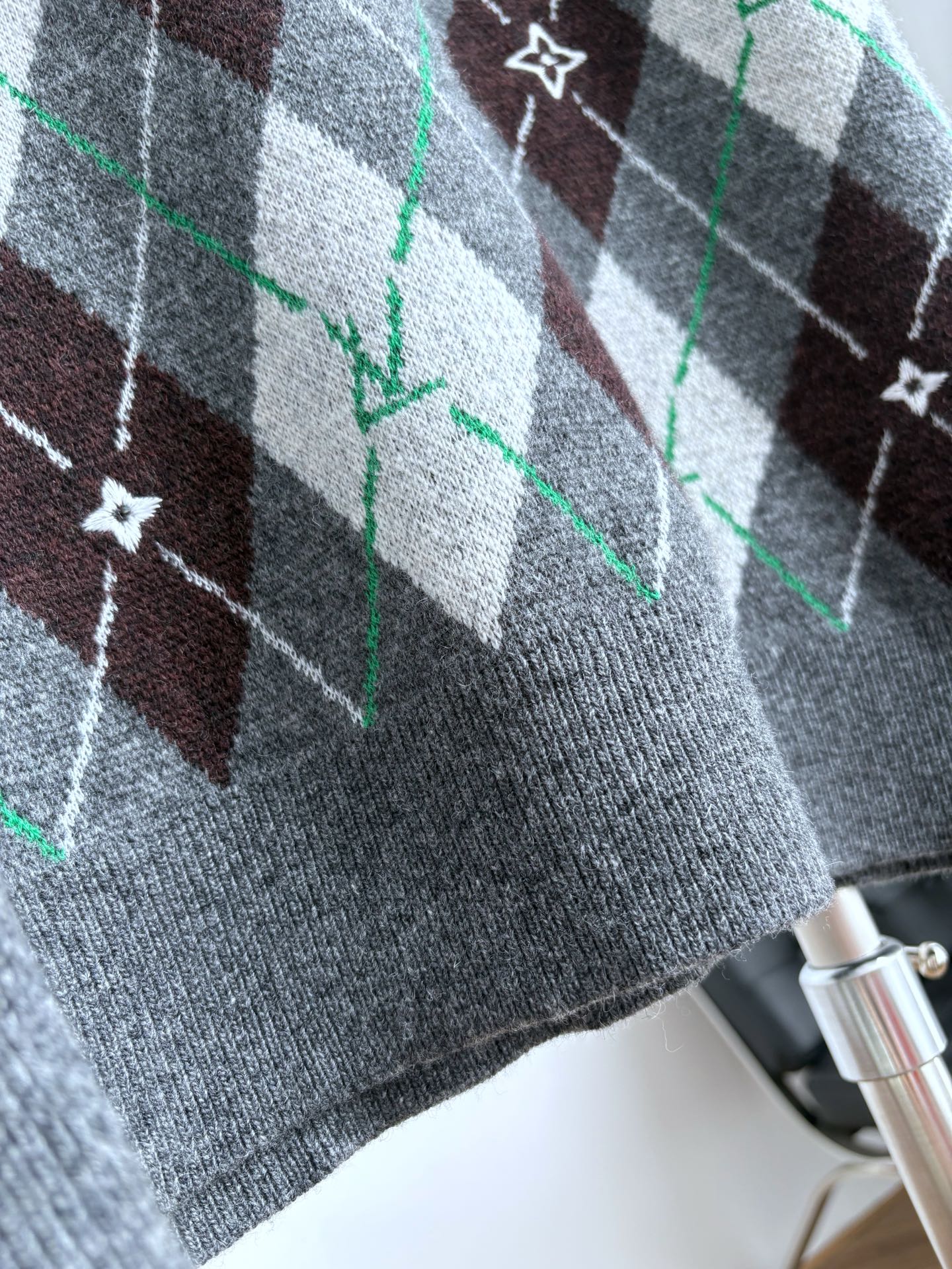 프레피룩 니트티 (Preppy look knit tee)