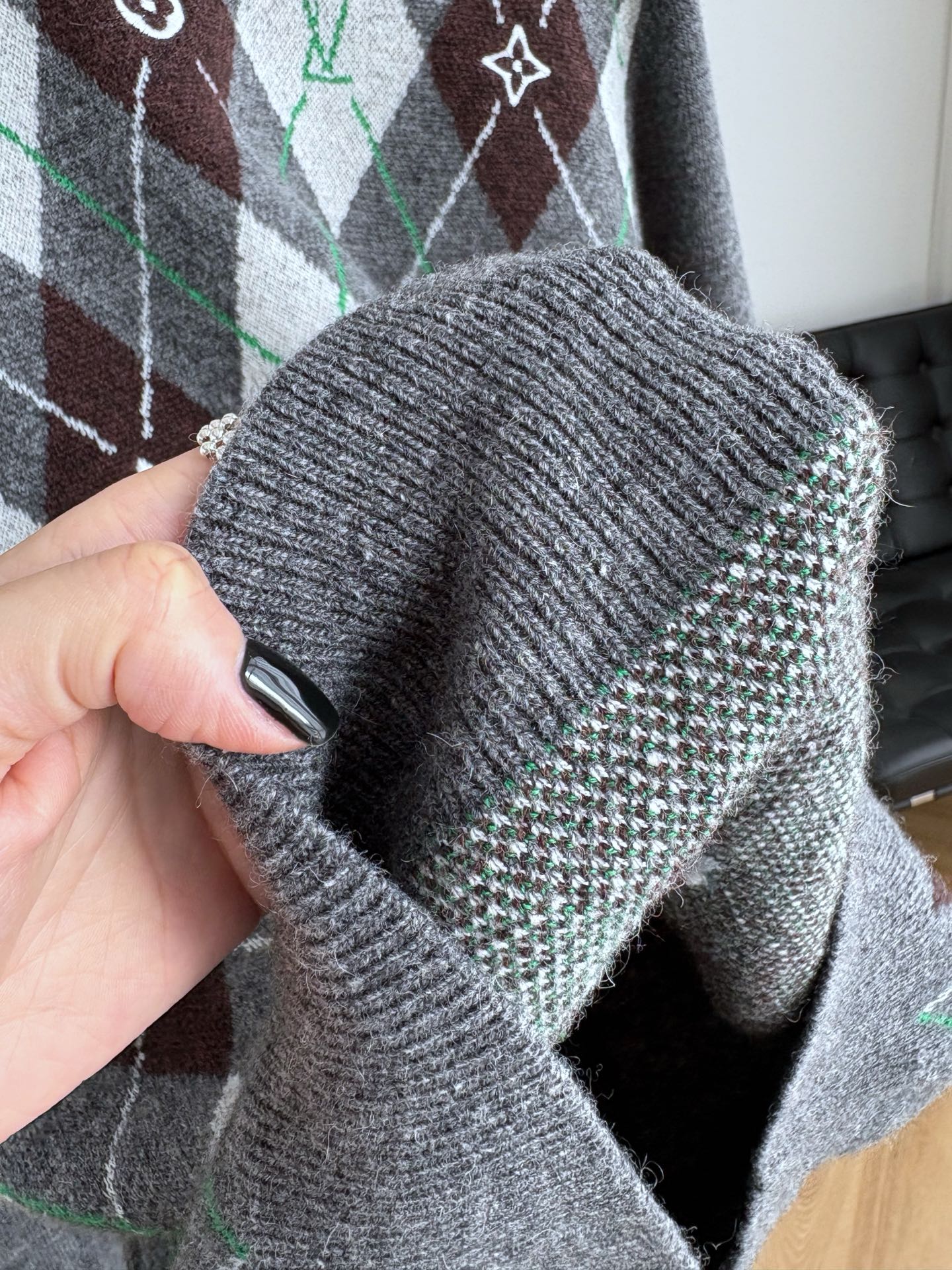 프레피룩 니트티 (Preppy look knit tee)