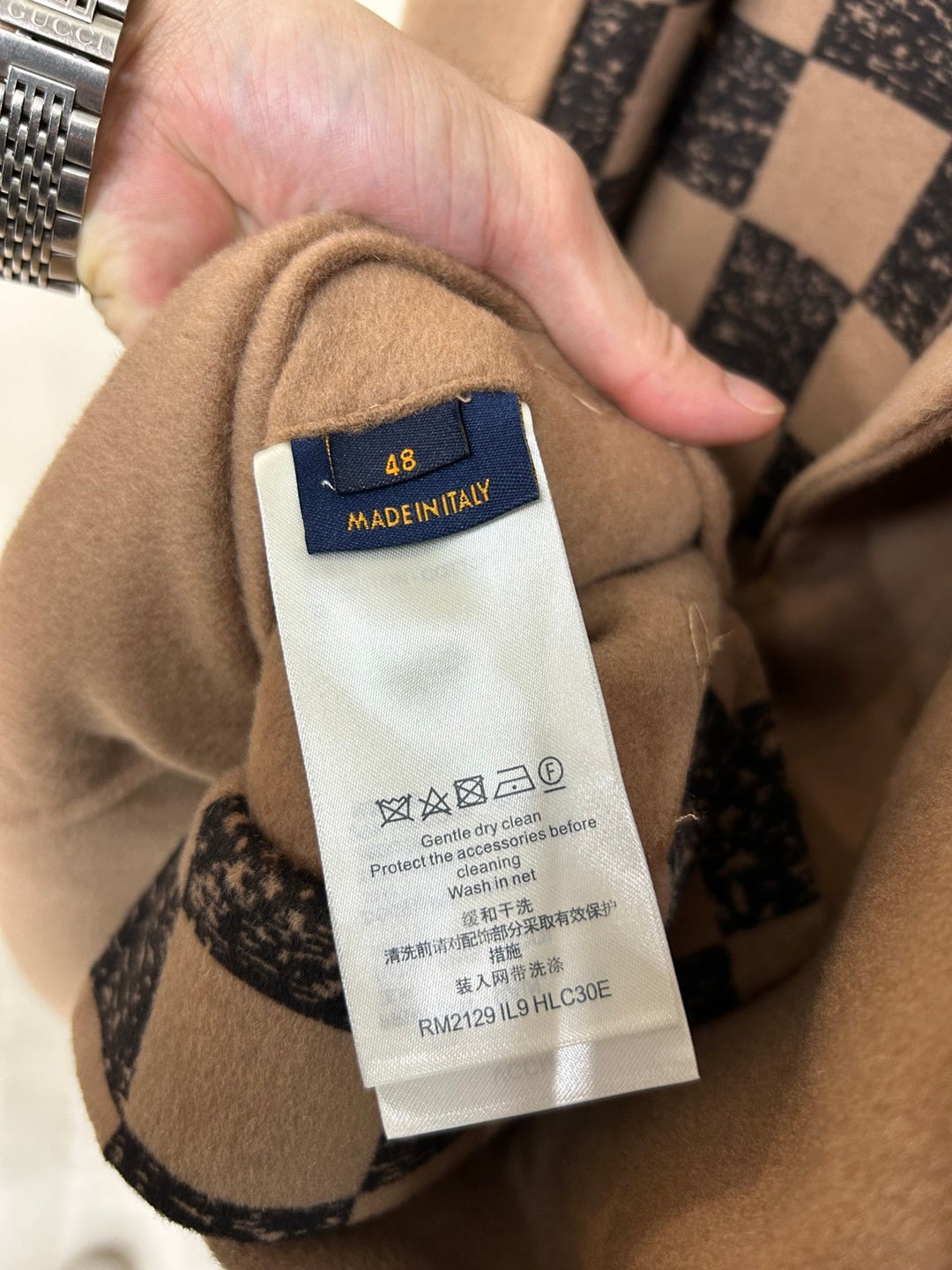 J440758 체커보드 코트