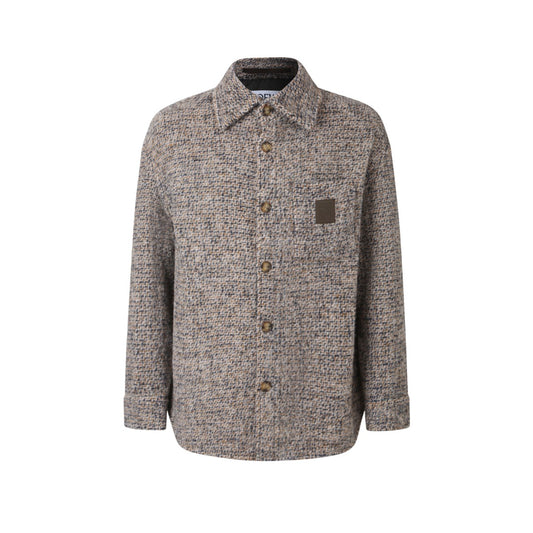 울 블렌드 셔츠 재킷 (Wool blend shirt jacket)