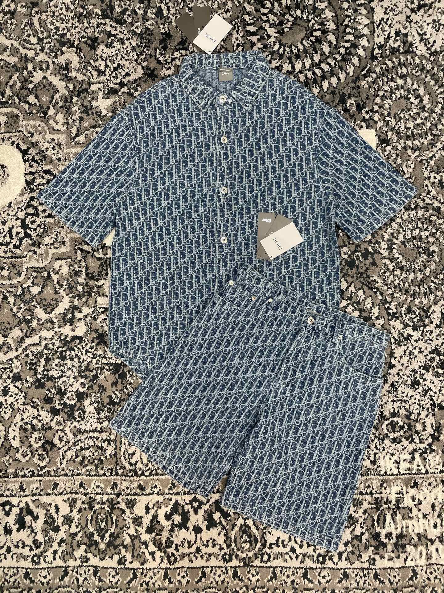 오블리크 반팔셔츠 (Oblique Short-sleeved shirt)