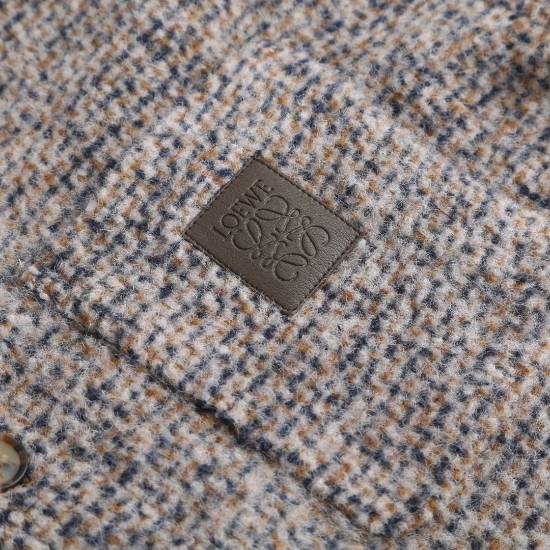 울 블렌드 셔츠 재킷 (Wool blend shirt jacket)